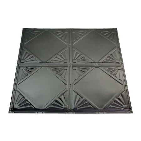 Acoustic Ceiling Products Great Lakes Tin Erie 2' X 2' Lay-in Tin Ceiling Tile in Argento - Y56-07